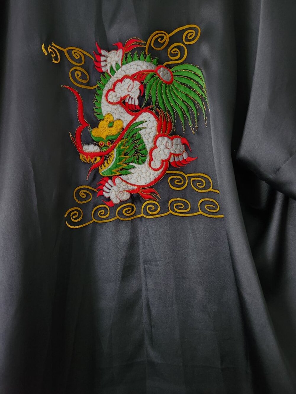 Kimono Style Embroidered Robe - Picture 3 of 3